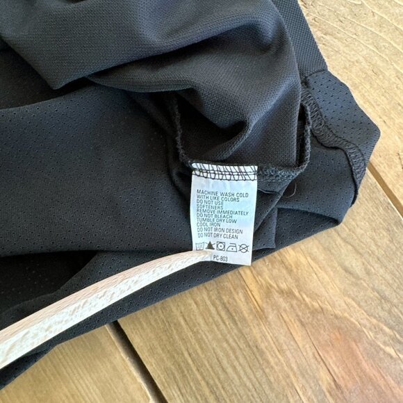 Izod Pro Series Golf Shirt Size L Black Blue Vented - Picture 8 of 9